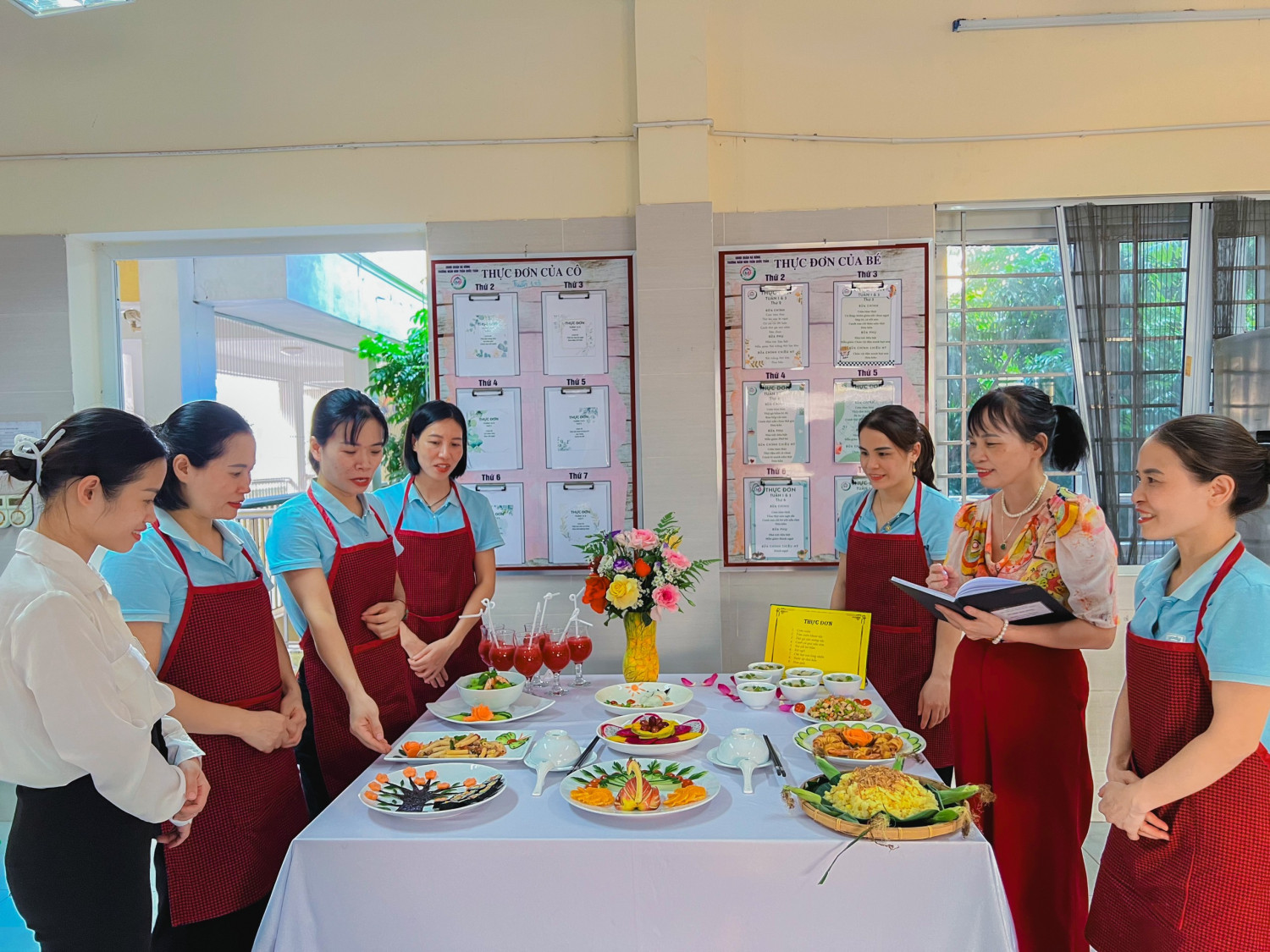 Hội thi "Ngày hội dinh dưỡng của bé" năm học 2023-2024